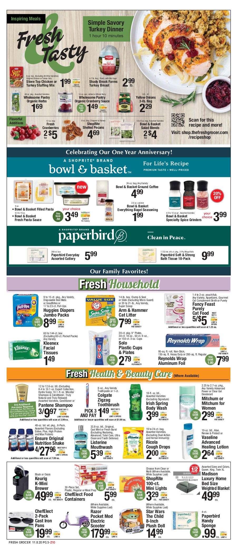 The Fresh Grocer Weekly Ad Flyer November 8 to November 14