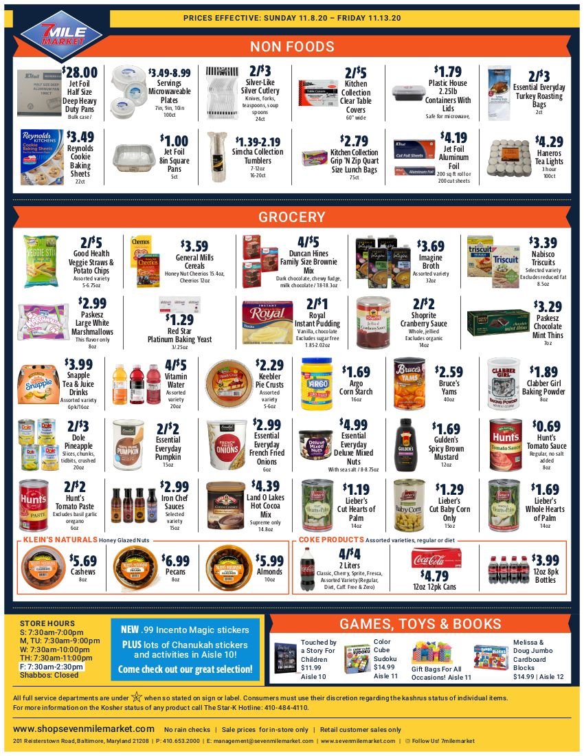 7 Mile Market Weekly Ad Flyer November 8 to November 14