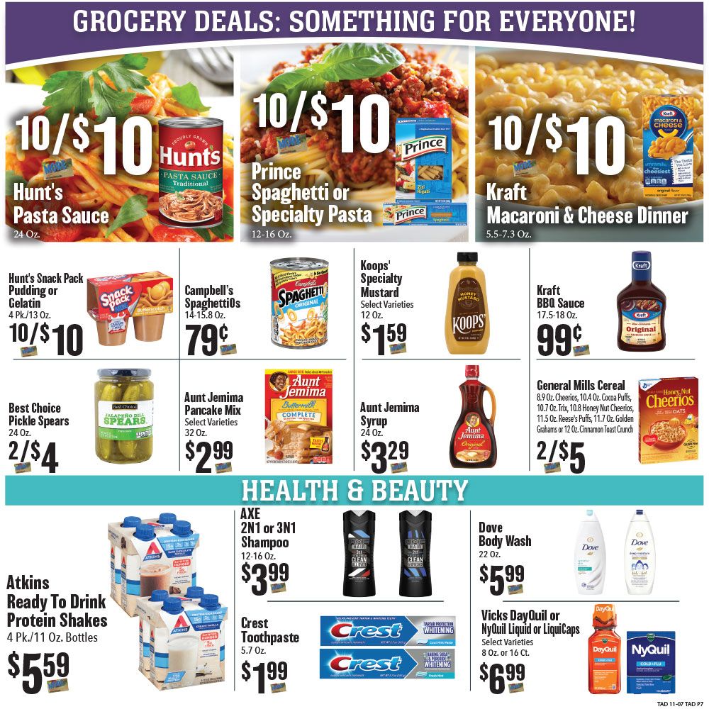 Tadych's Weekly Ad Flyer November 9 to November 15