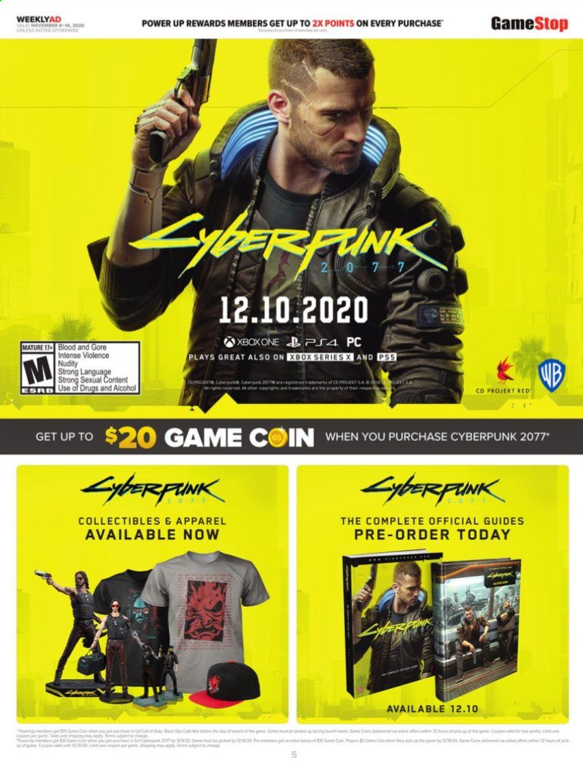 GameStop Weekly Ad Flyer November 8 to November 14