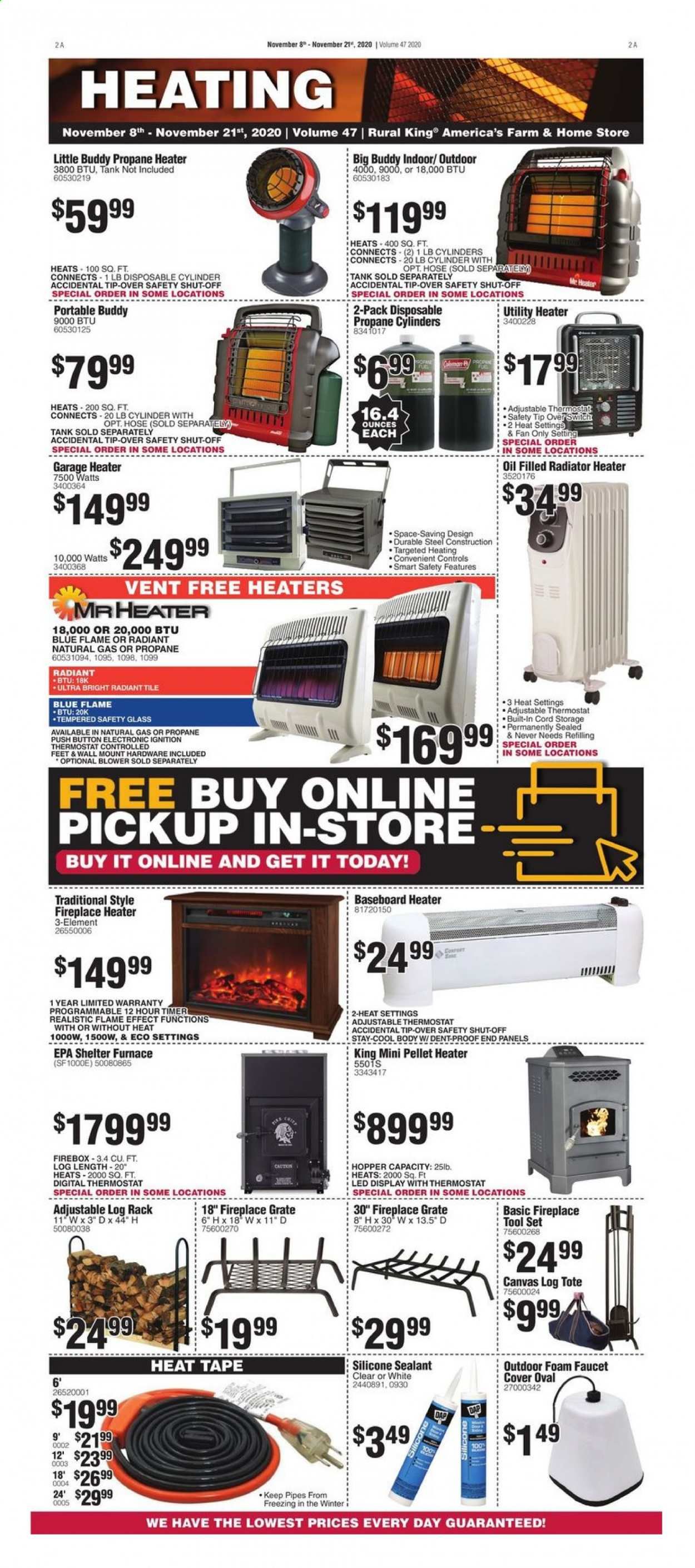 Rural King Weekly Ad Flyer November 8 to November 21