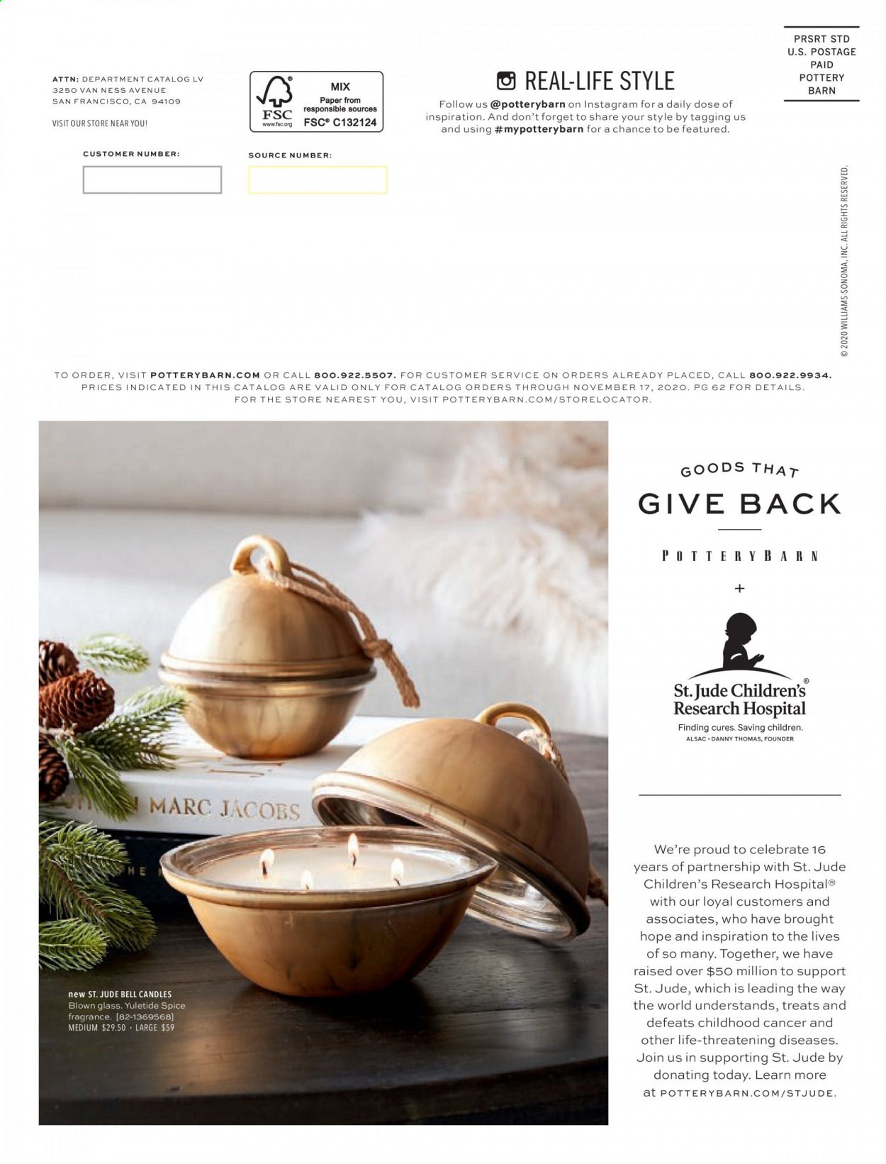 Pottery Barn Weekly Ad Flyer November 9 to November 16