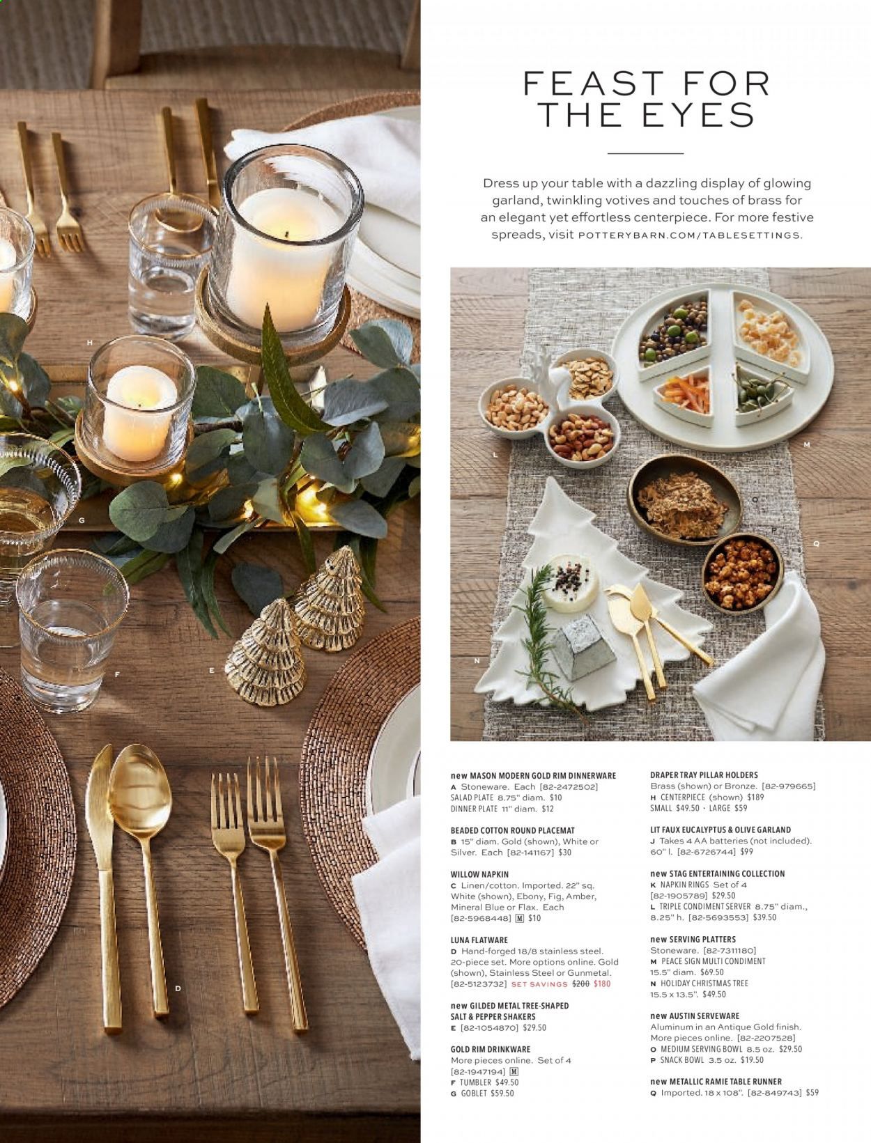Pottery Barn Weekly Ad Flyer November 9 to November 16