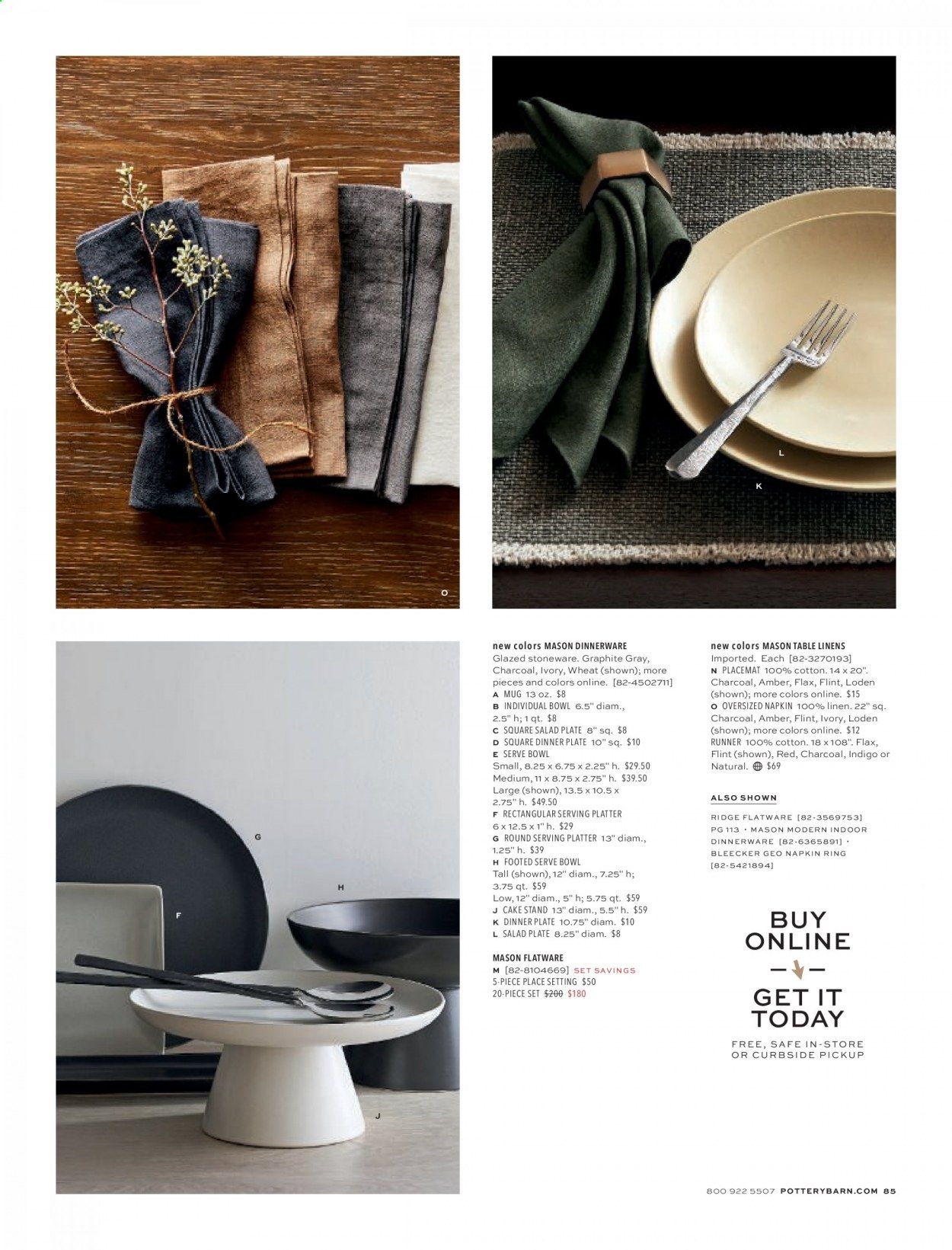 Pottery Barn Weekly Ad Flyer November 9 to November 16