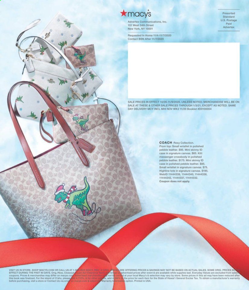 Macy's Weekly Ad Flyer October 26 to November 9