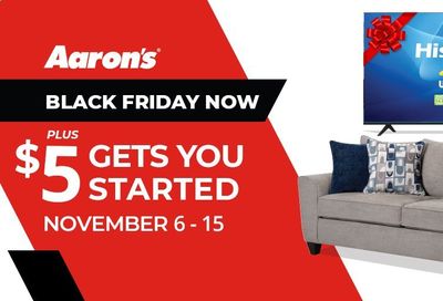 Aaron's Weekly Ad Flyer November 6 to November 15