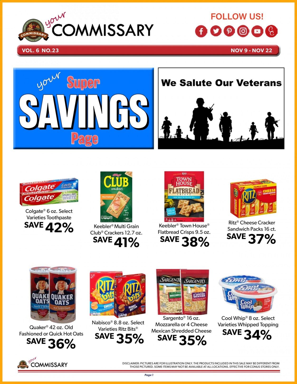 Commissary Weekly Ad Flyer November 9 to November 22