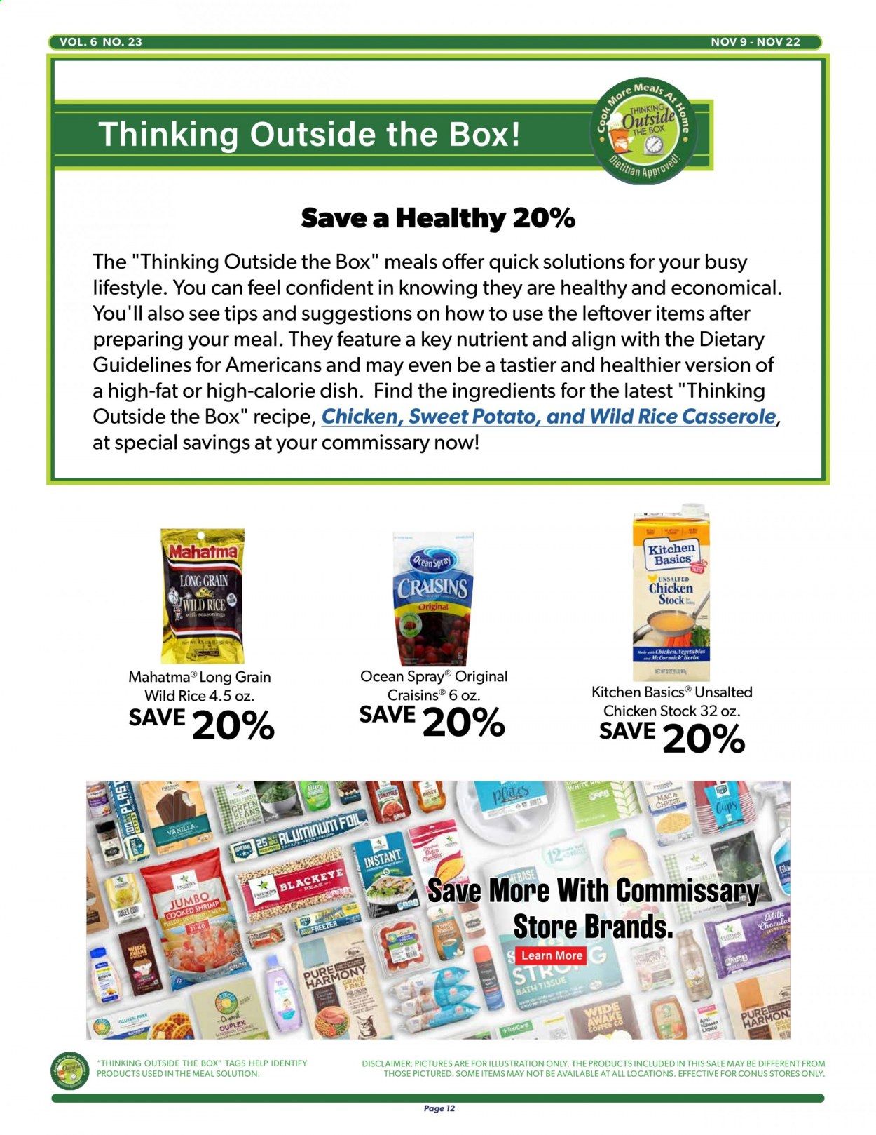 Commissary Weekly Ad Flyer November 9 to November 22