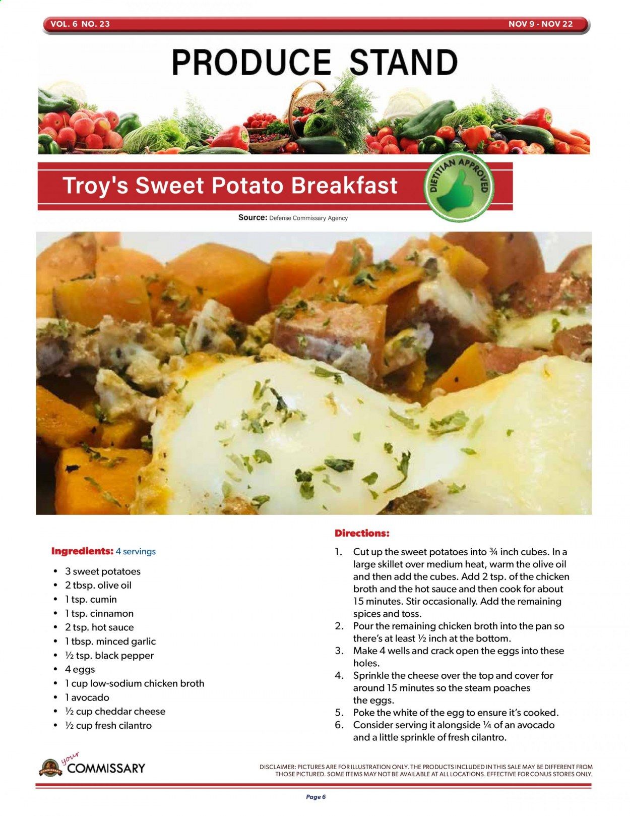 Commissary Weekly Ad Flyer November 9 to November 22
