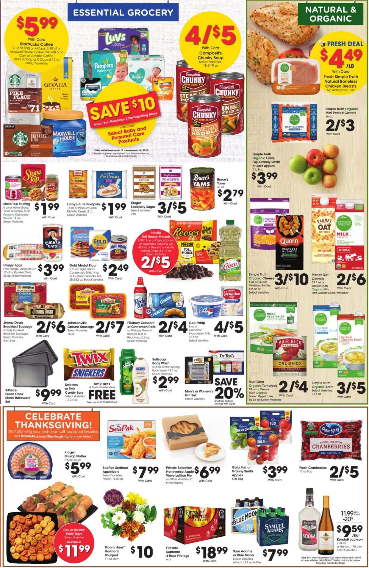 Baker's Weekly Ad Flyer November 11 to November 17