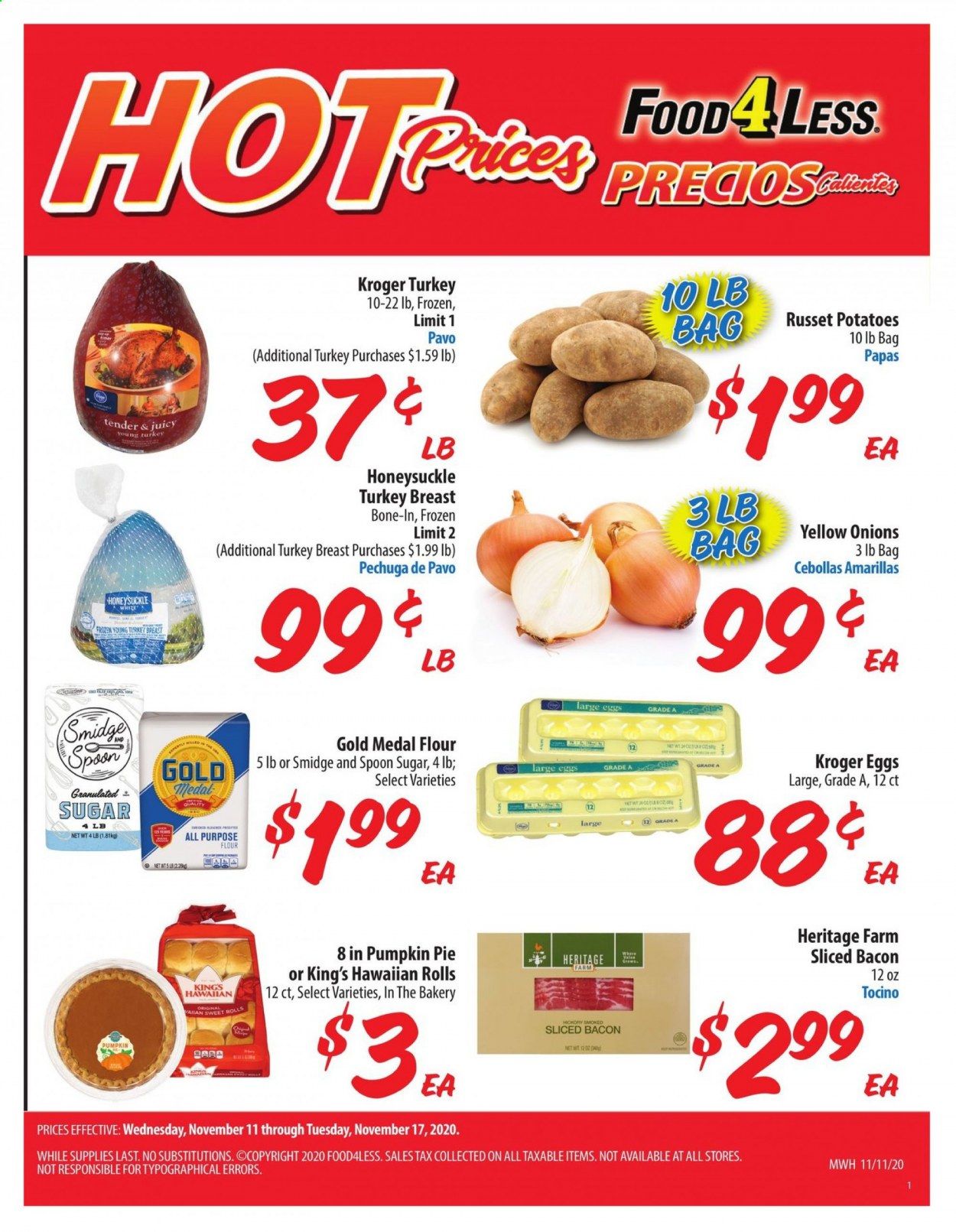 Food 4 Less (IL) Weekly Ad Flyer November 11 to November 17