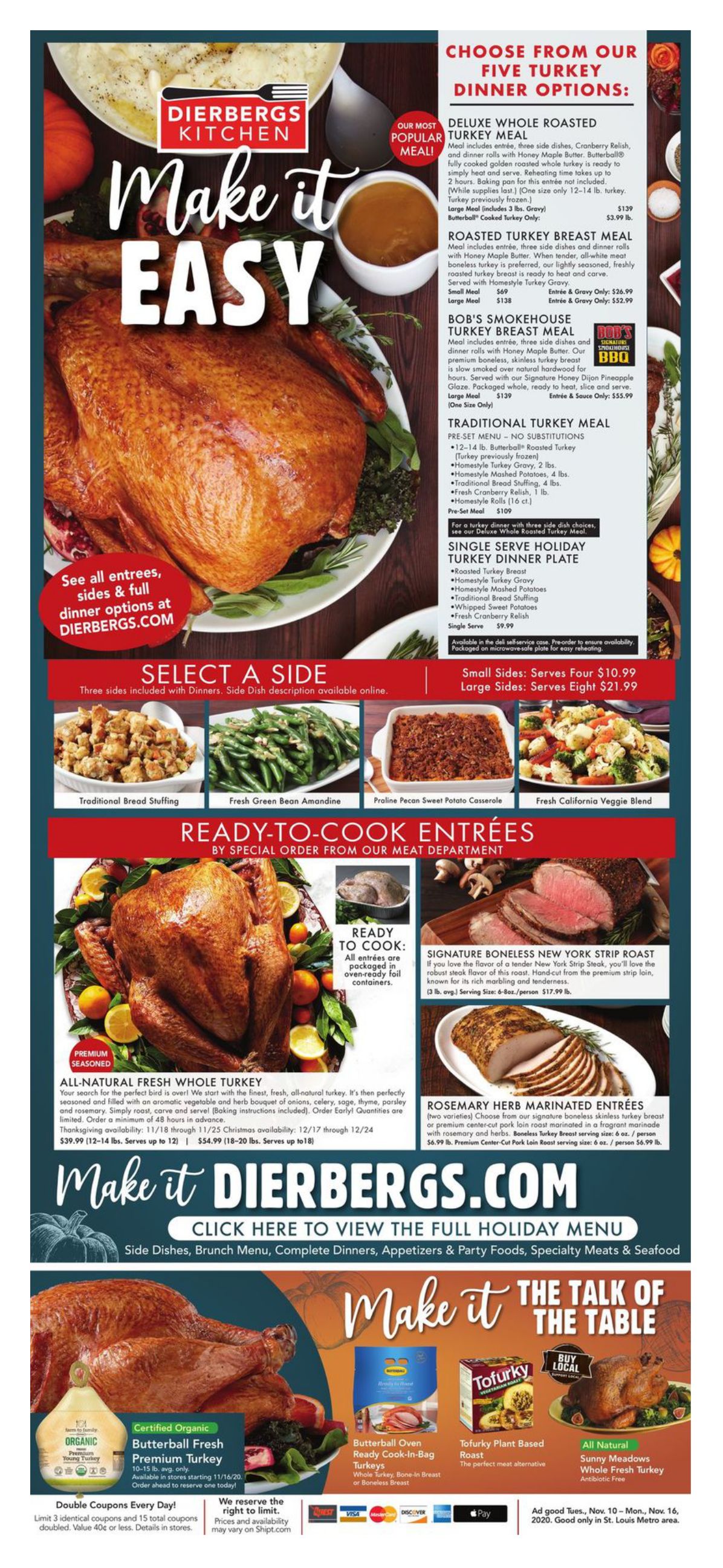 Diebergs Weekly Ad Flyer November 10 to November 16, 2020
