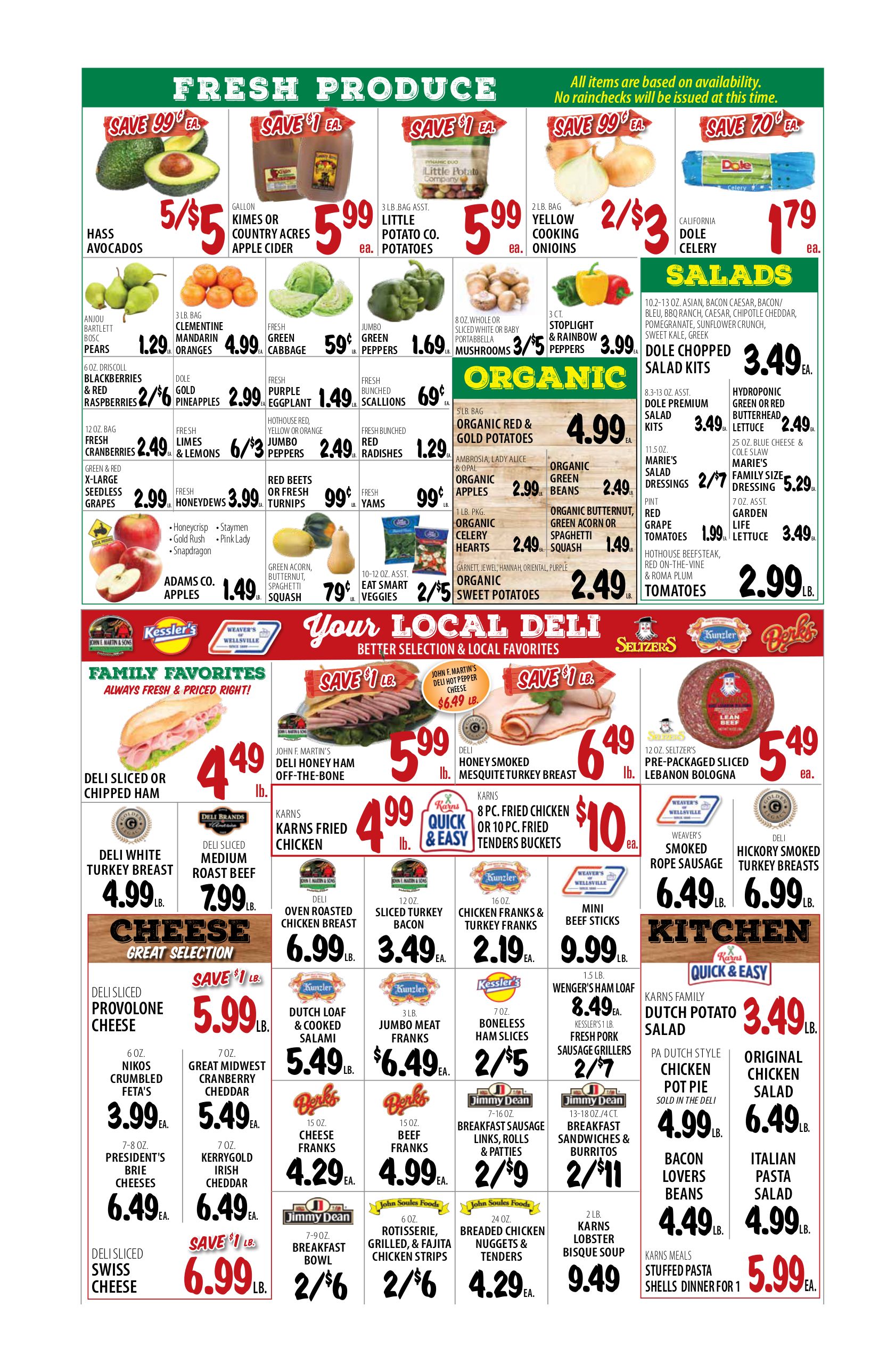 Karns Quality Foods Weekly Ad Flyer November 10 to November 16, 2020