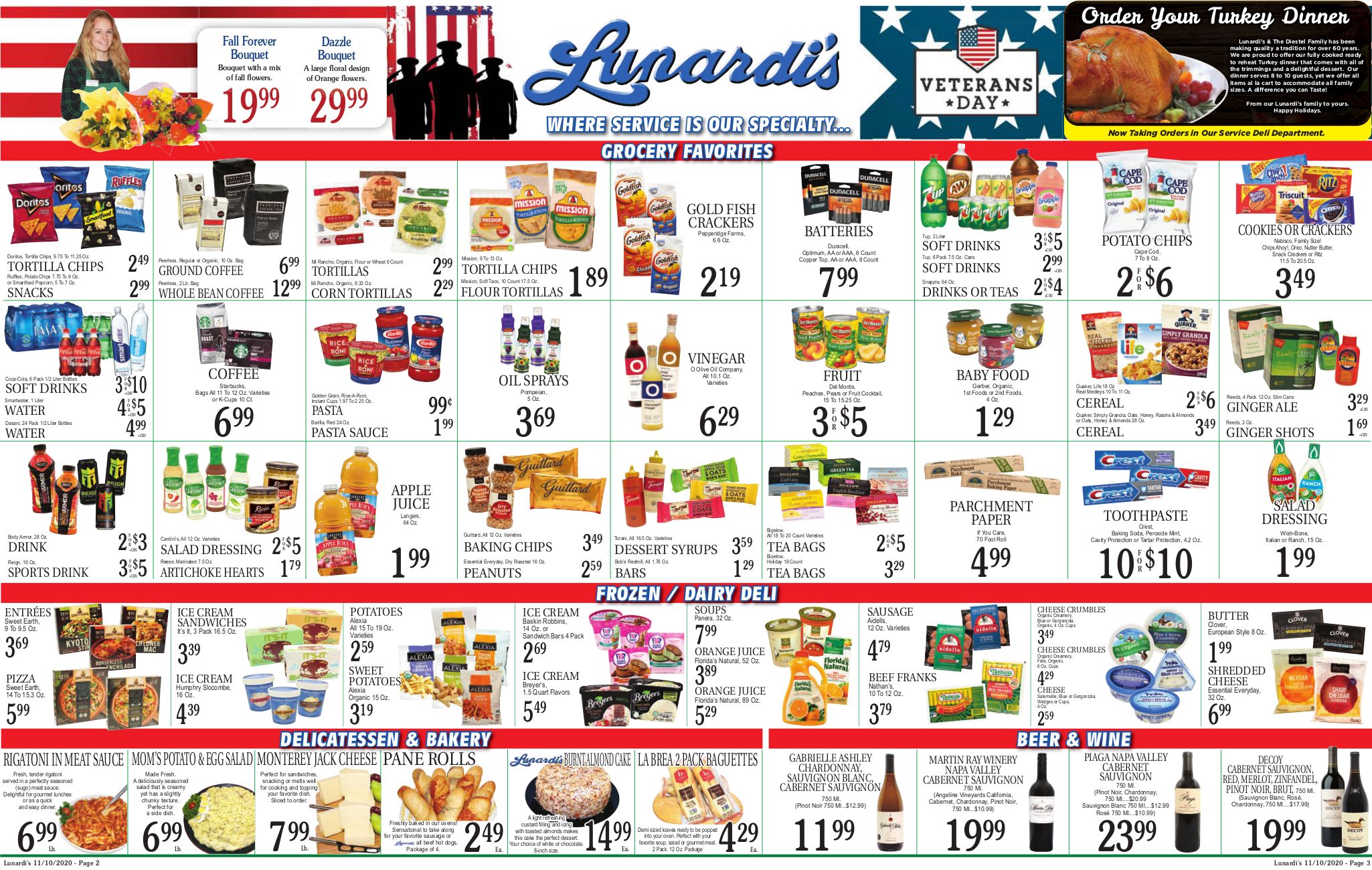 Lunardi's Weekly Ad Flyer November 10 to November 16, 2020