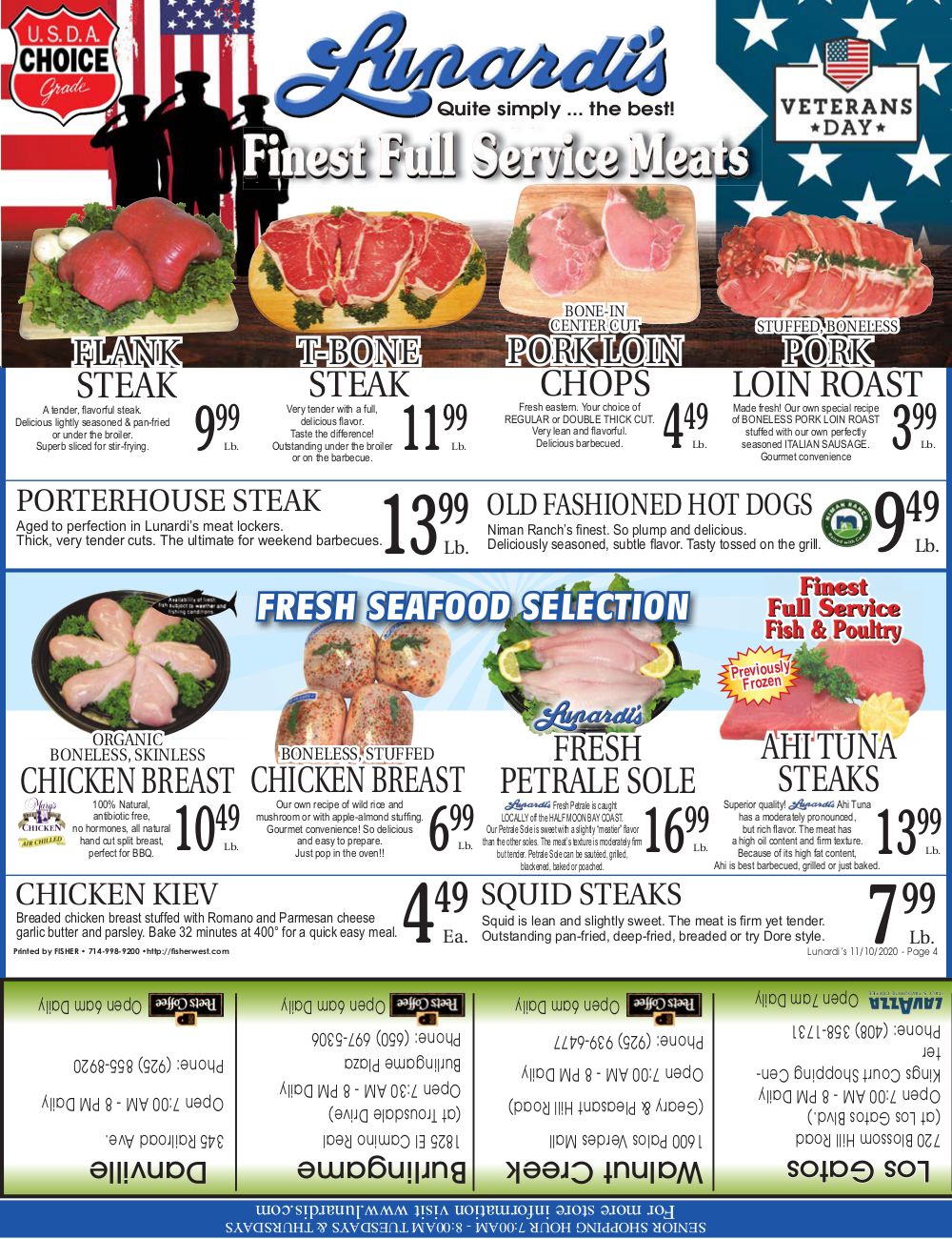 Lunardi's Weekly Ad Flyer November 10 to November 16, 2020