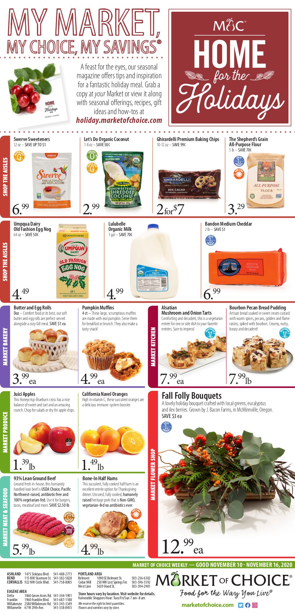 Market Of Choice Weekly Ad Flyer November 10 to November 16, 2020