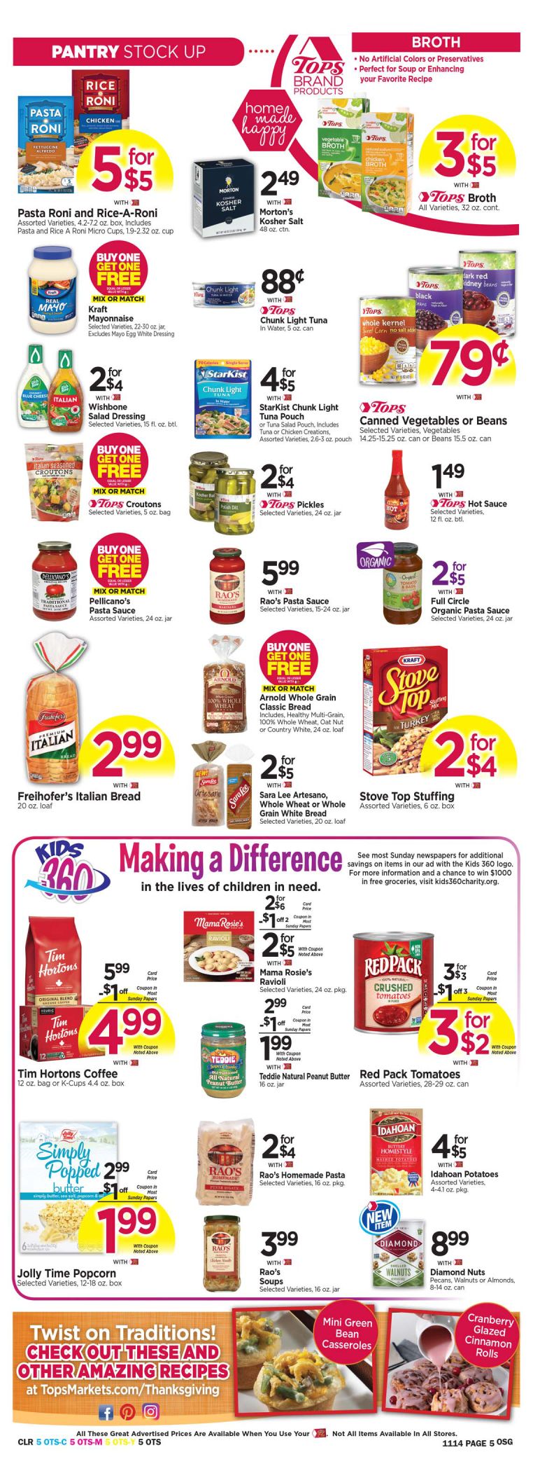 Tops Friendly Markets Weekly Ad Flyer November 10 to November 16, 2020