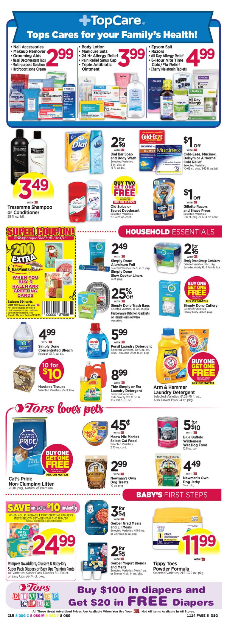 Tops Friendly Markets Weekly Ad Flyer November 10 to November 16, 2020