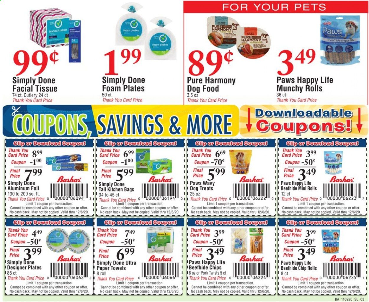 Bashas' (AZ) Weekly Ad Flyer November 9 to December 6