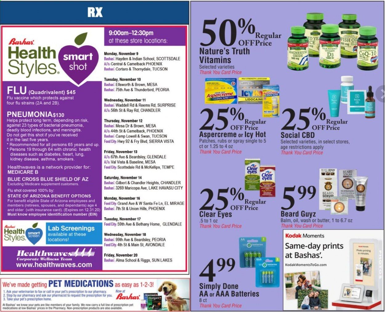 Bashas' (AZ) Weekly Ad Flyer November 9 to December 6