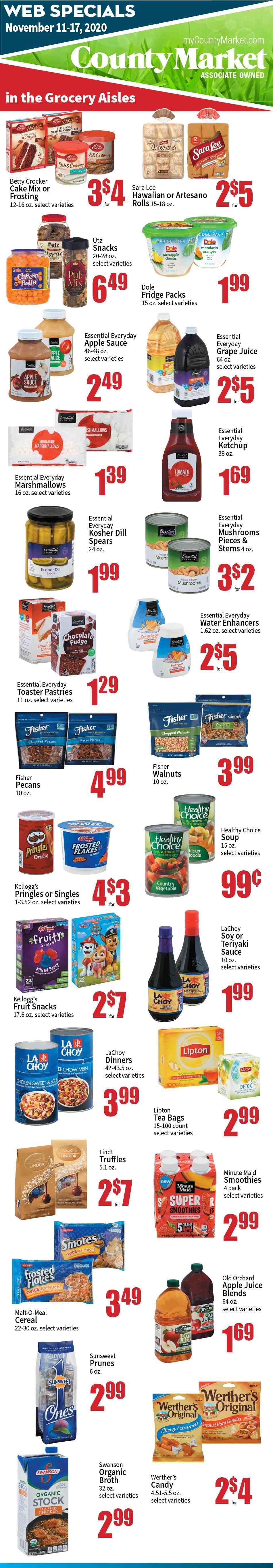 County Market Weekly Ad Flyer November 11 to November 17