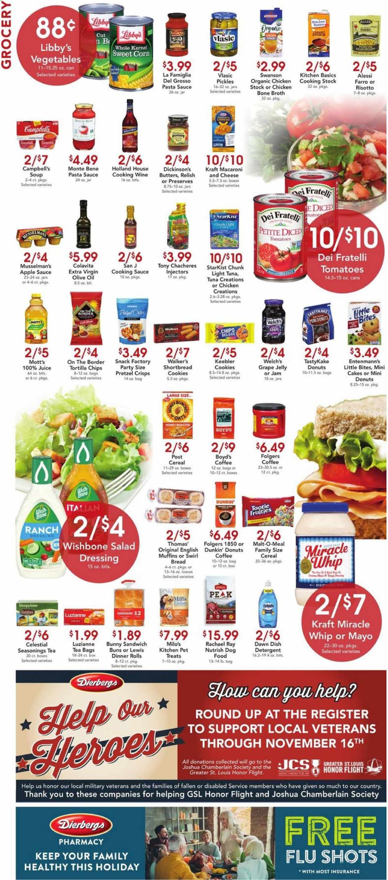 Dierbergs (IL, MO) Weekly Ad Flyer November 10 to November 16