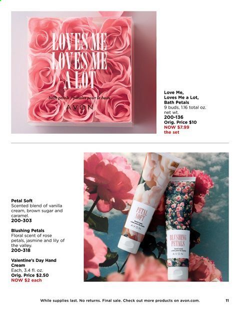 Avon Weekly Ad Flyer November 10 to November 23