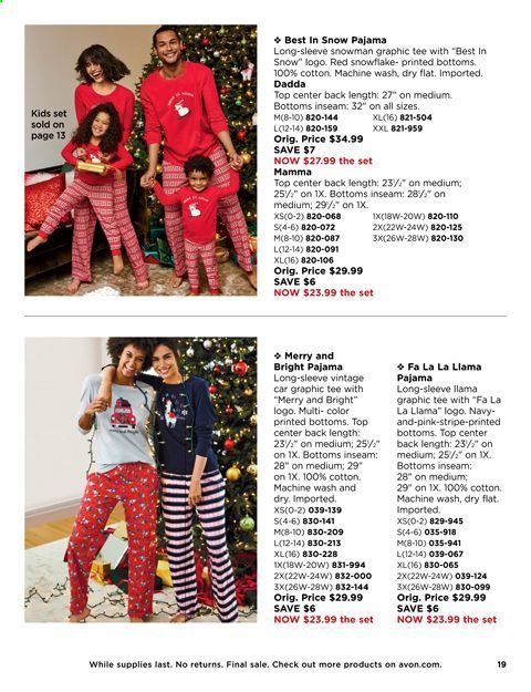Avon Weekly Ad Flyer November 10 to November 23