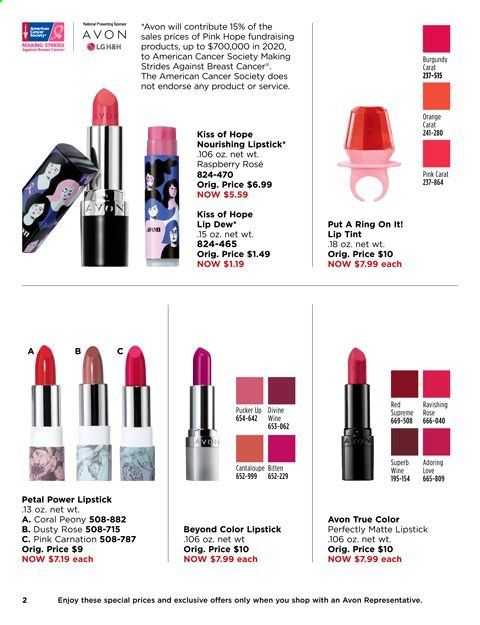 Avon Weekly Ad Flyer November 10 to November 23