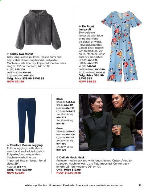 Avon Weekly Ad Flyer November 10 to November 23