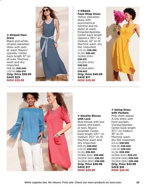 Avon Weekly Ad Flyer November 10 to November 23