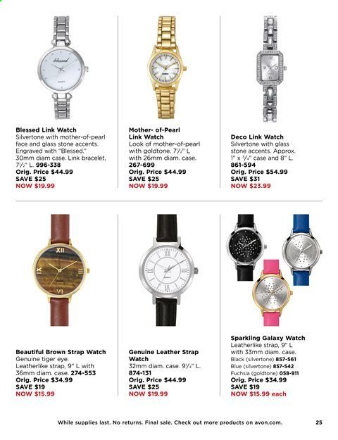 Avon Weekly Ad Flyer November 10 to November 23