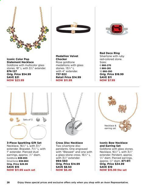 Avon Weekly Ad Flyer November 10 to November 23