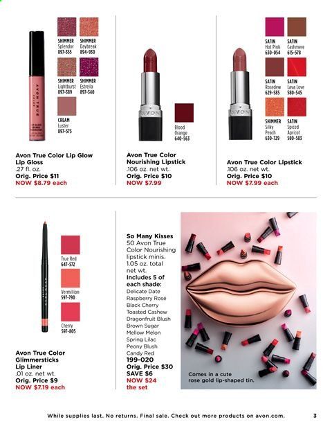 Avon Weekly Ad Flyer November 10 to November 23