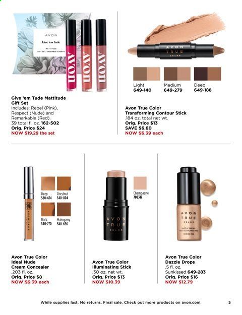 Avon Weekly Ad Flyer November 10 to November 23