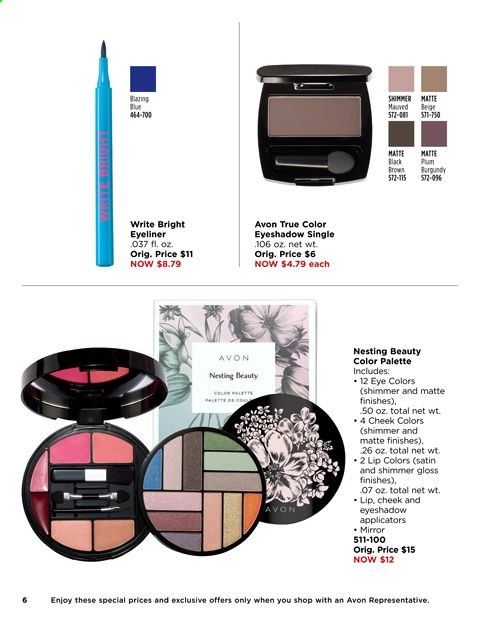 Avon Weekly Ad Flyer November 10 to November 23