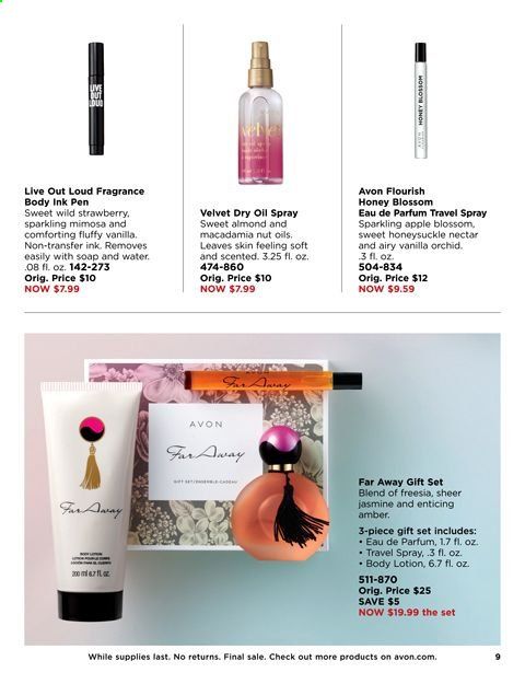 Avon Weekly Ad Flyer November 10 to November 23