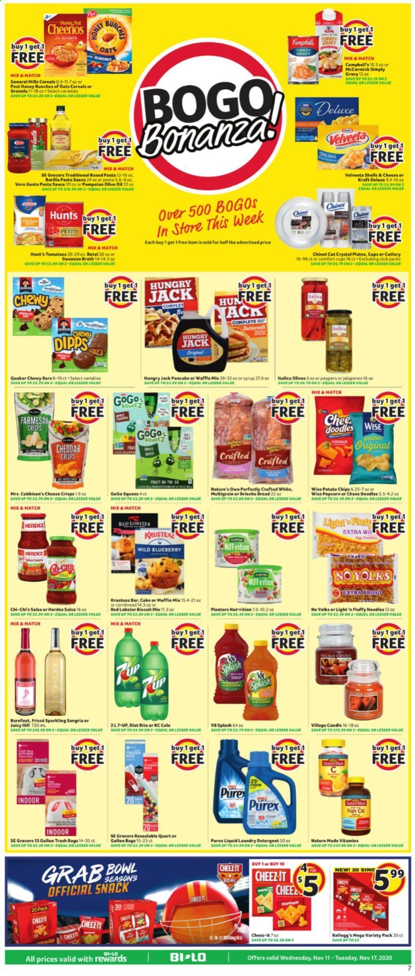 BI-LO Weekly Ad Flyer November 11 to November 17