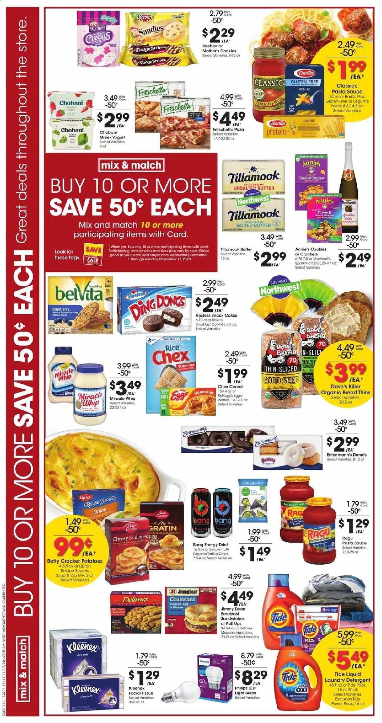 Fred Meyer (DC, DE, NJ, NY, PA, VA) Weekly Ad Flyer November 11 to November 17