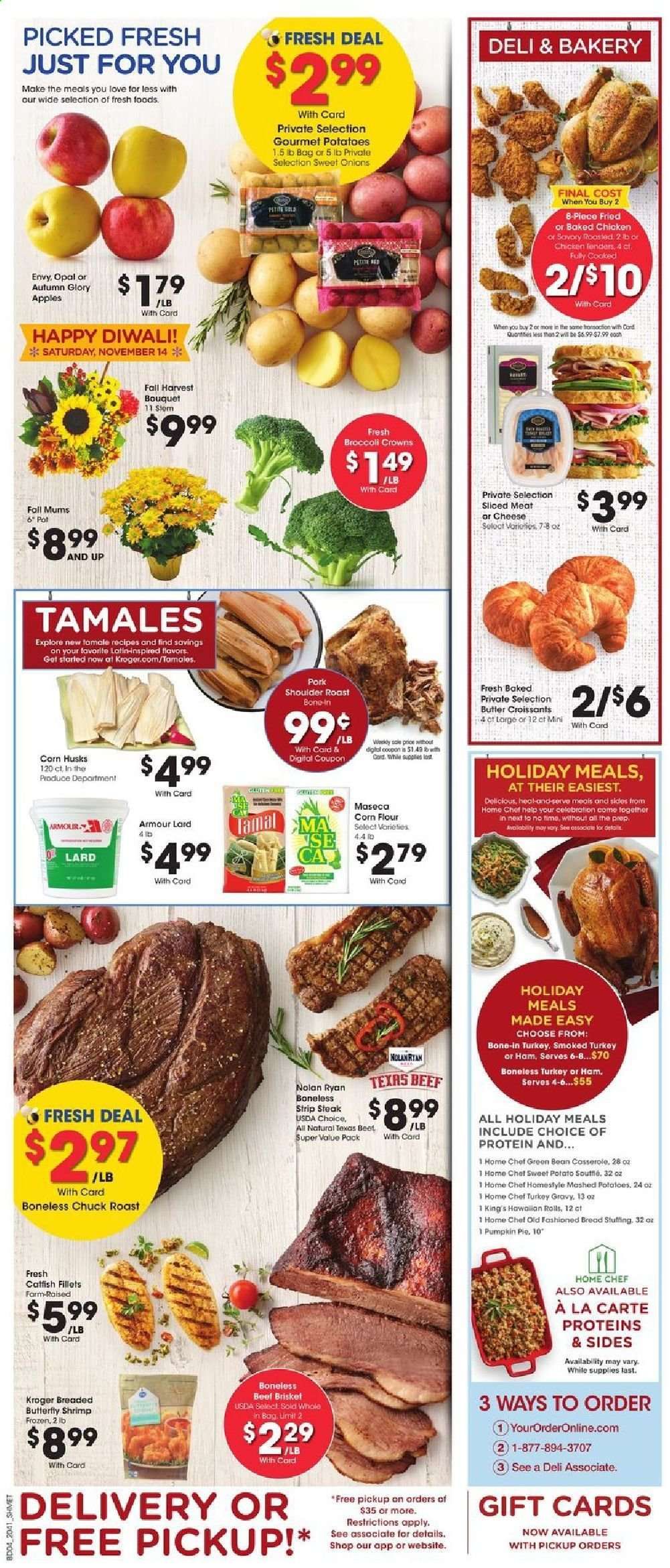 Kroger (GA, IL, LA, MI, OK, SC, TN, TX, VA) Weekly Ad Flyer November 11 to November 17