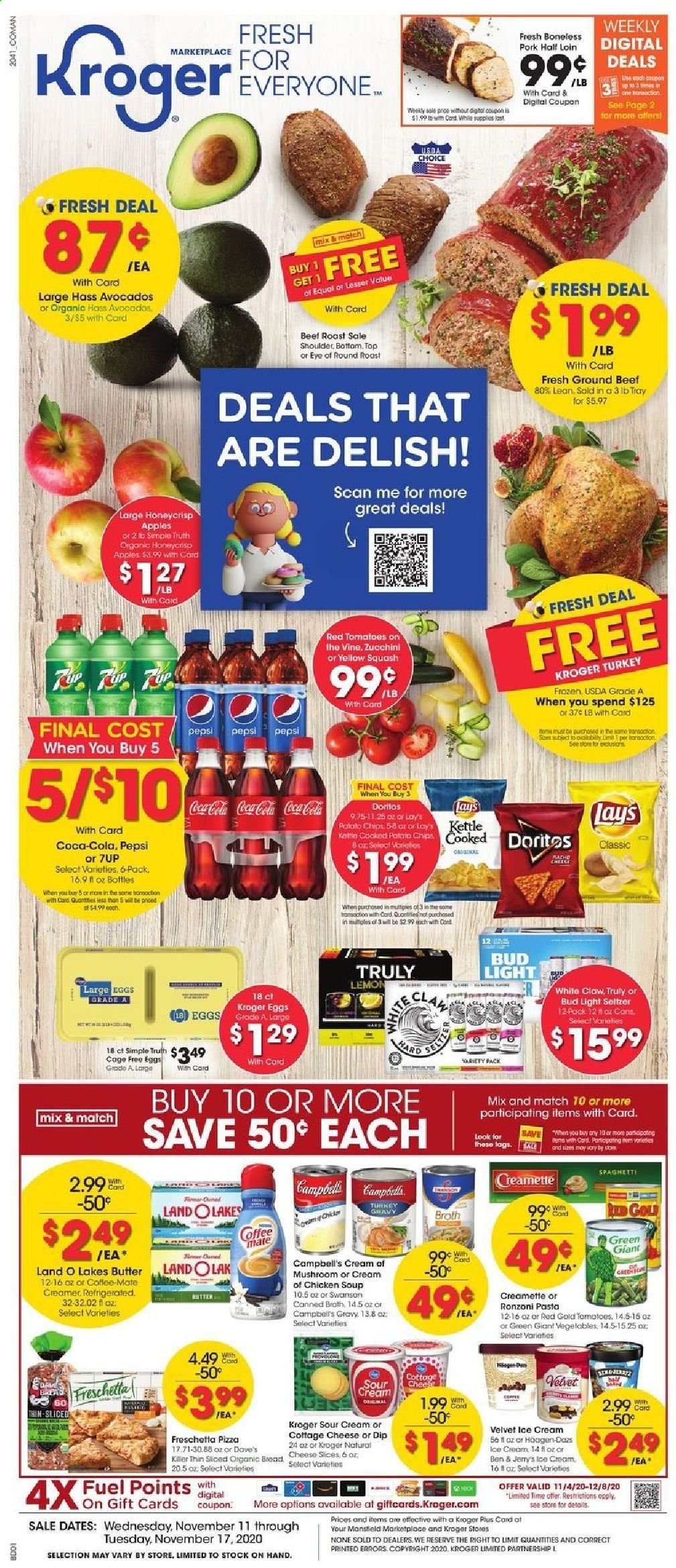 Kroger Weekly Ad Flyer November 11 to November 17