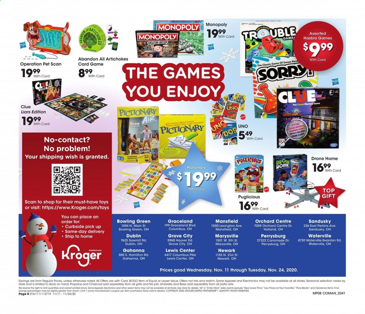 Kroger Weekly Ad Flyer November 11 to November 24