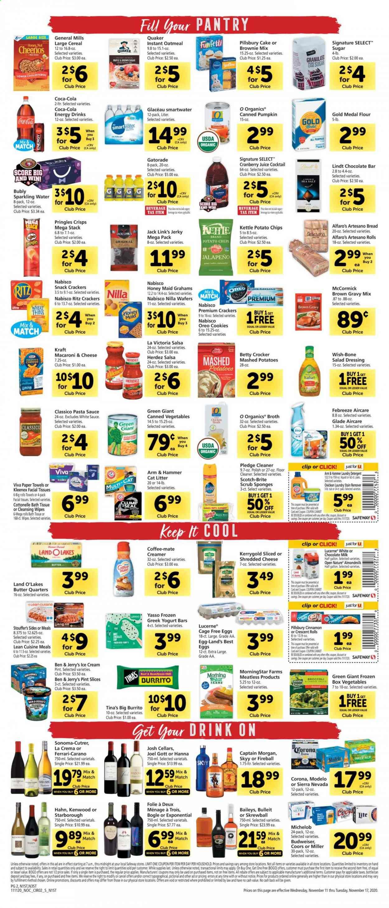 Safeway (AZ, CA, CO, HI, MD, NE, OR, VA, WA) Weekly Ad Flyer November 11 to November 17
