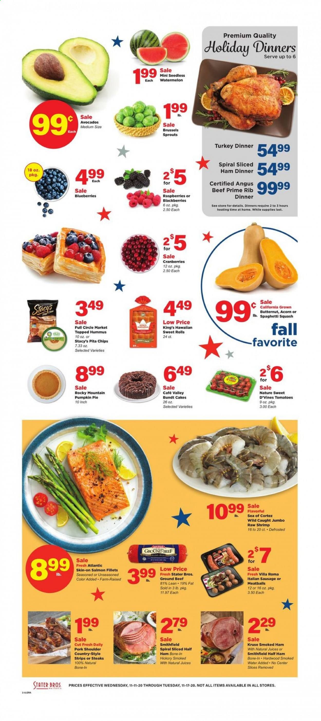 Stater Bros. Weekly Ad Flyer November 11 to November 17