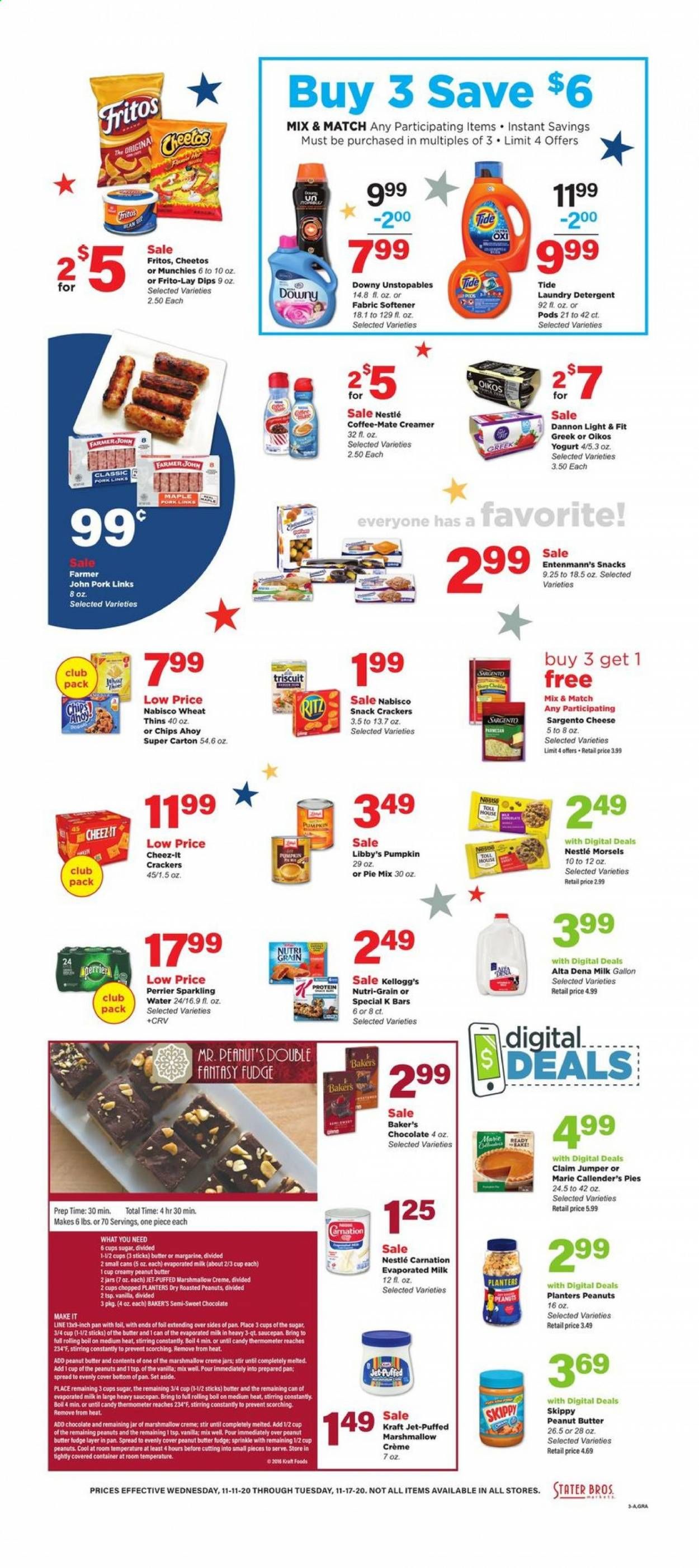 Stater Bros. Weekly Ad Flyer November 11 to November 17