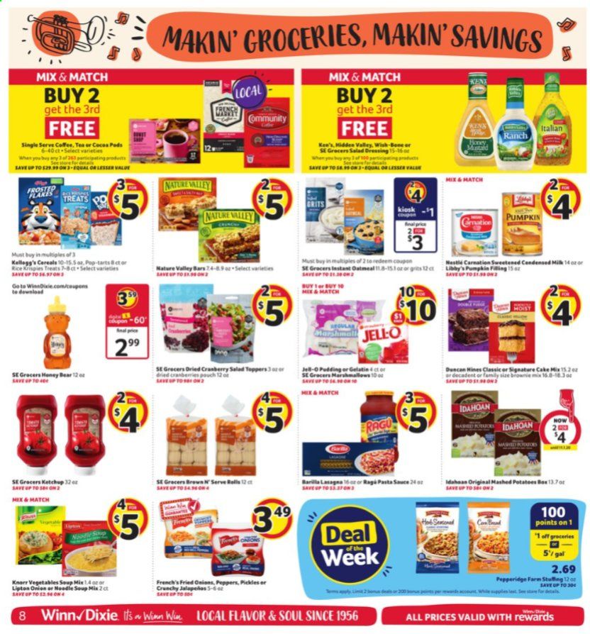 Winn Dixie (AL, FL, GA, LA, MS) Weekly Ad Flyer November 11 to November 17