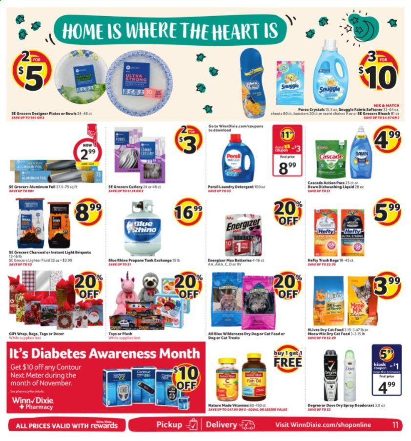 Winn Dixie (AL, FL, GA, LA, MS) Weekly Ad Flyer November 11 to November 17