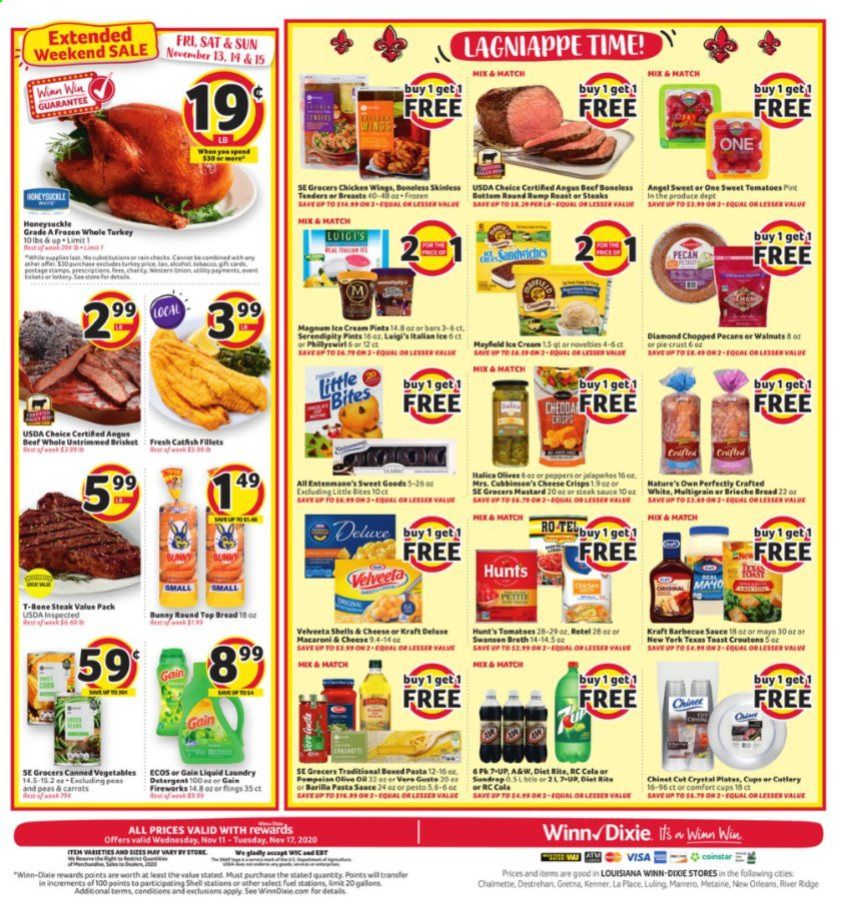 Winn Dixie (AL, FL, GA, LA, MS) Weekly Ad Flyer November 11 to November 17