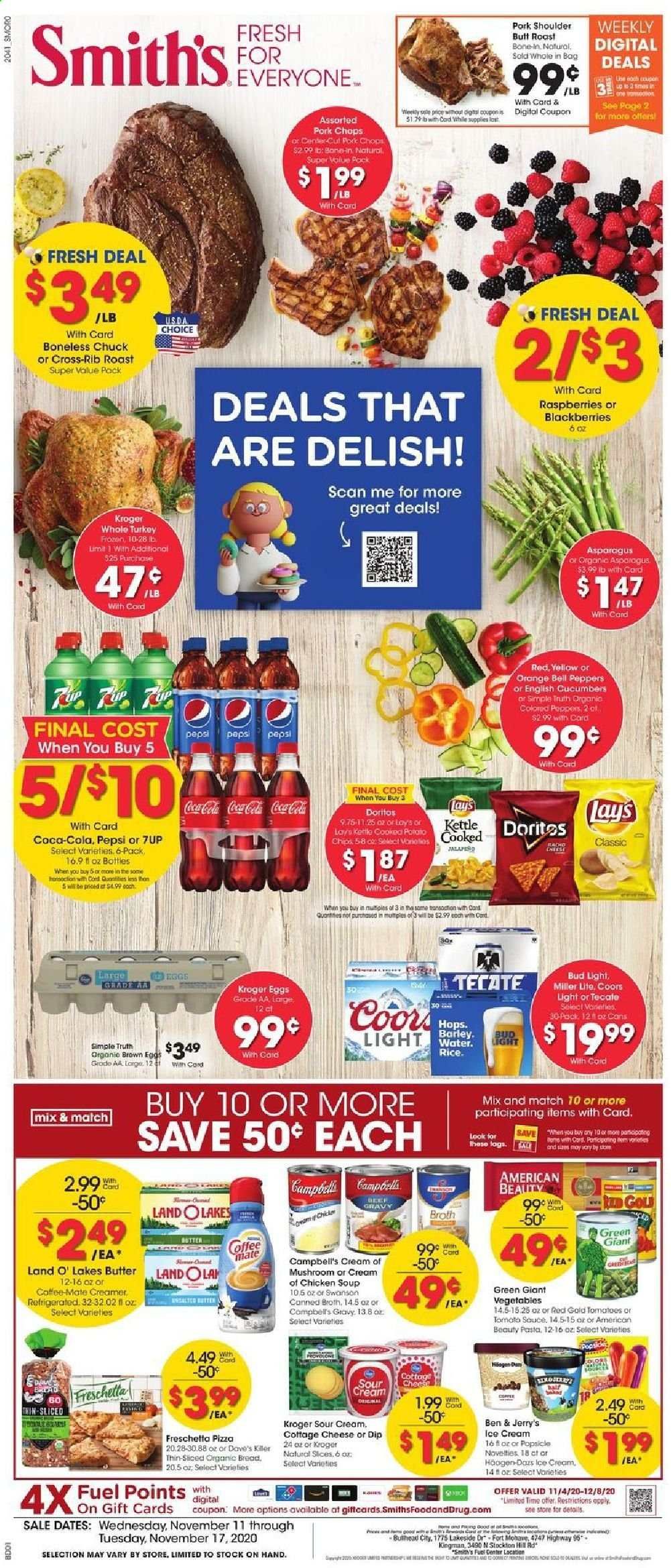 Smith's (AZ, ID, MT, NM, NV, UT, WY) Weekly Ad Flyer November 11 to November 17