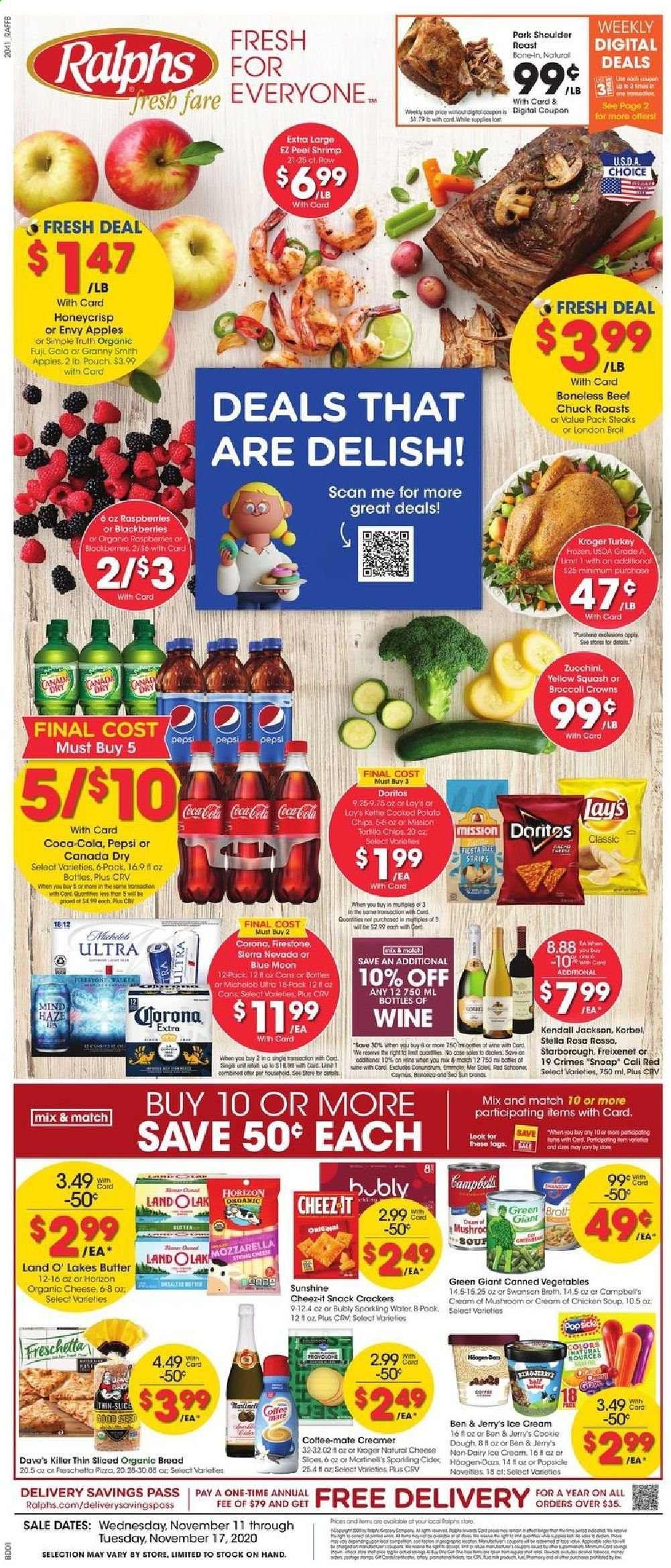 Ralphs fresh fare (DC, DE, FL, GA, MD, NC, SC, VA) Weekly Ad Flyer November 11 to November 17